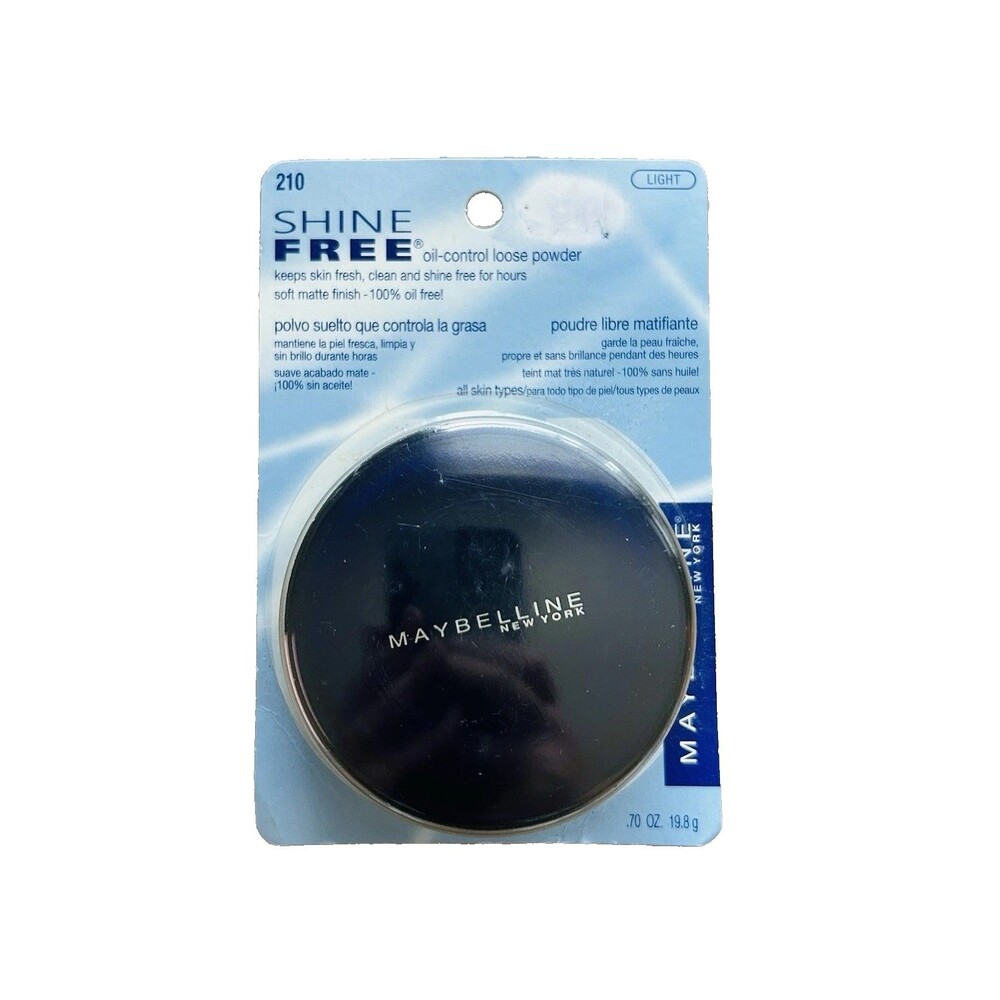 NEW Maybelline Shine Free Oil Control Loose Powder 210 LIGHT Oil Free